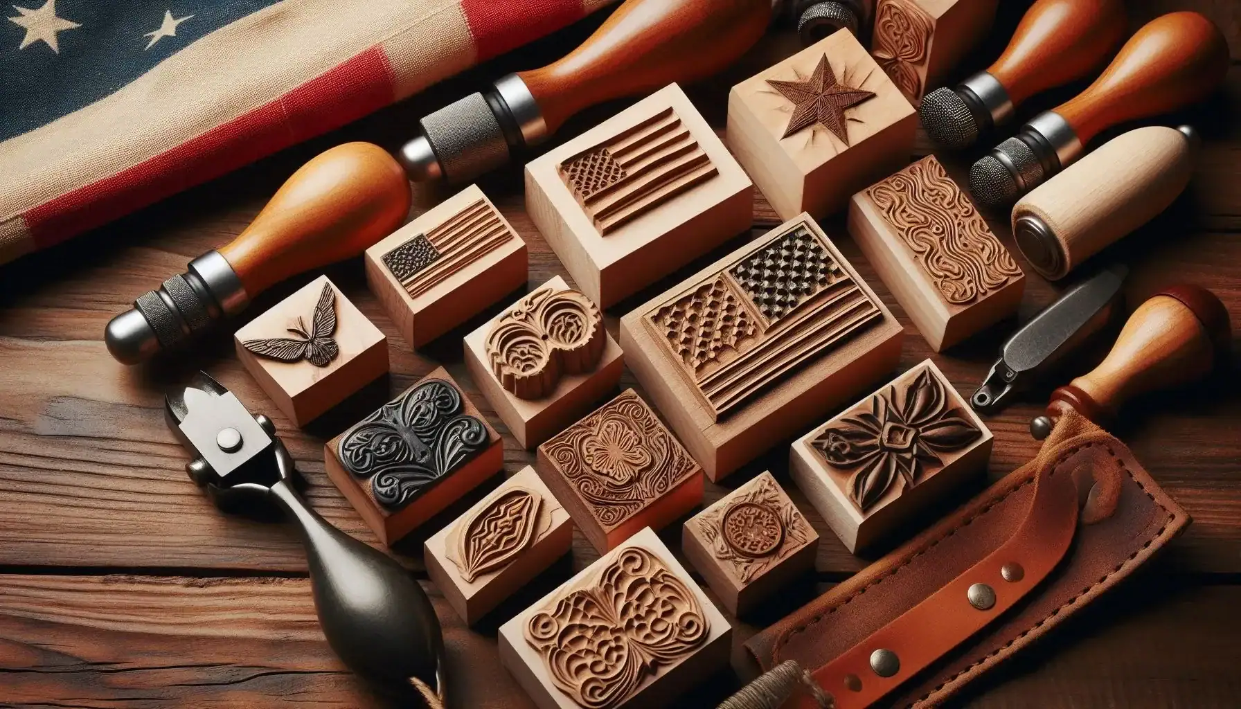 Wooden Stamps For Decorating Leather: A Great American Craft in Home