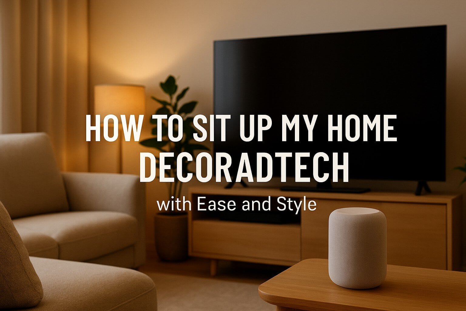 How to Set Up My Home Decoradtech with Ease and Style