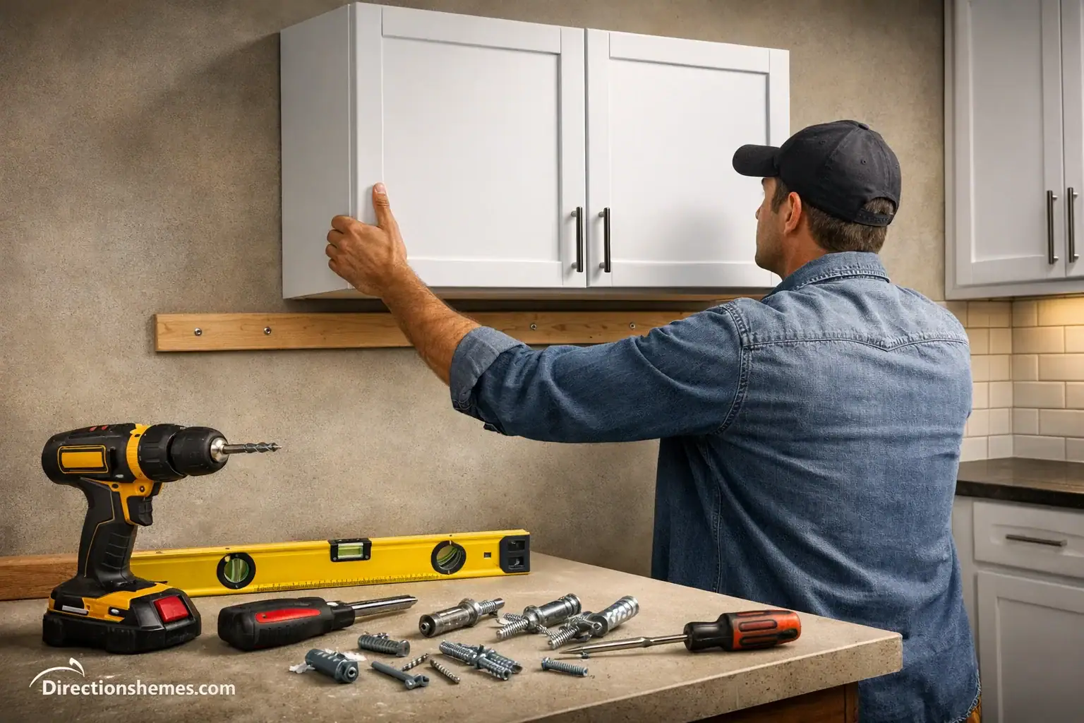 How To Install Wall Cabinets Without Studs Safe And Easy
