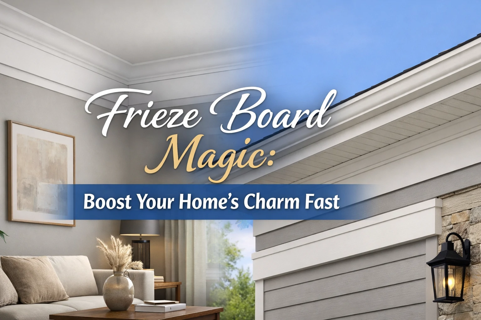 Frieze Board Magic: Boost Your Home’s Charm Fast