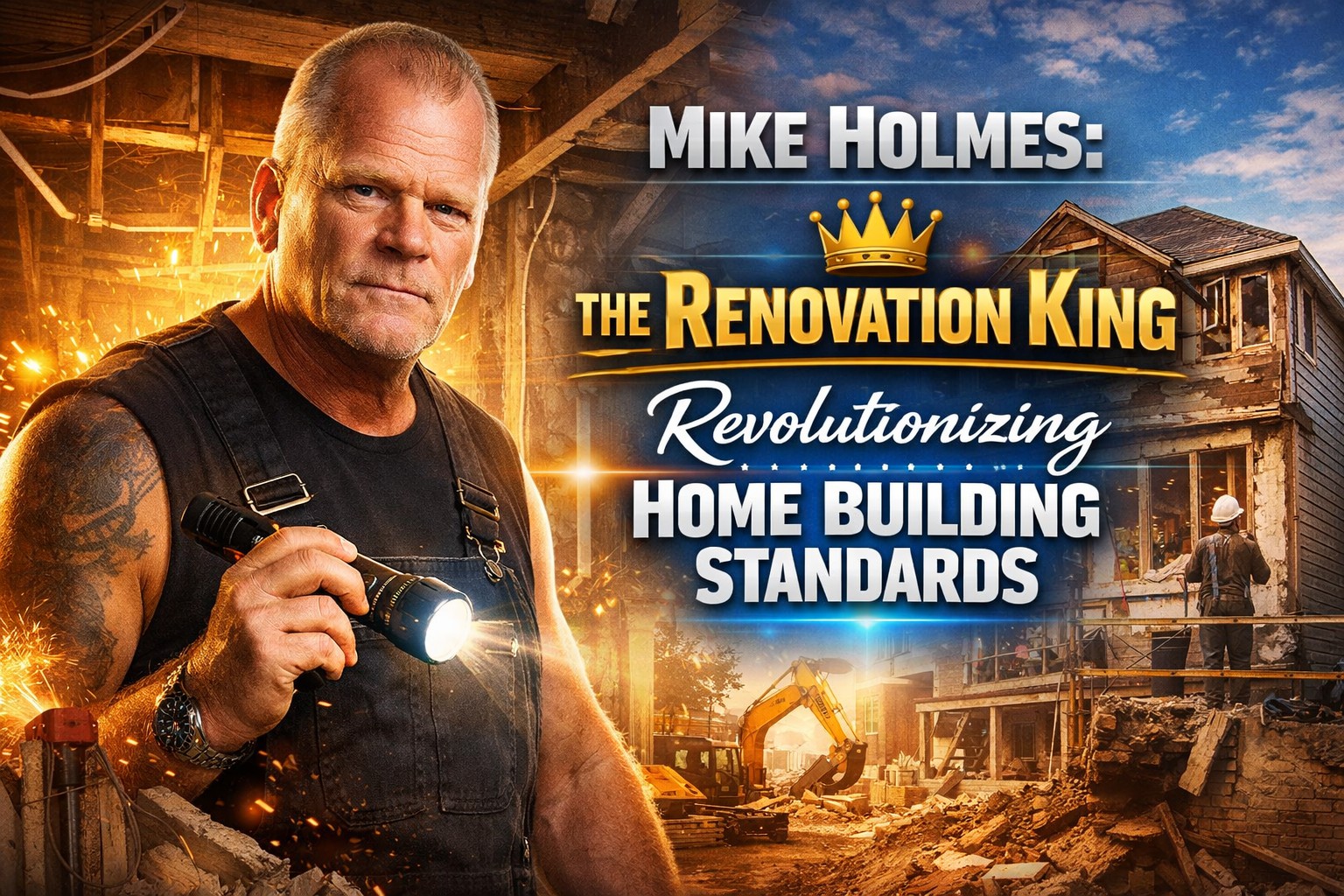 Read more about the article Mike Holmes: The Renovation King Revolutionizing Home Building Standards