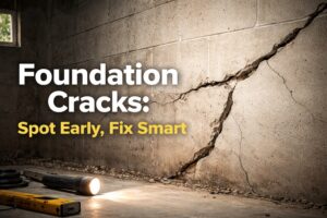 Read more about the article Foundation Cracks: Spot Them Early, Fix Them Fast, Save Big Money